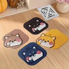 1/3pcs Cartoon Silicone Bathroom Floor Drain Deodorizing Pad, Kitchen Sink Filter Strainer, Anti-Clogging Anti-Odor Drain Pad - Multicolor - View 5