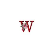 1/26pcs Computer Embroidered Floral Multi-Color English Letter A-Z Badge Patch, Clothing Accessory Decorative Patch With Back Adhesive Embroidery Fabric - Multicolor - View 60