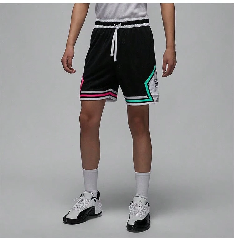 Nike JORDAN Summer New Men's Casual Sports Lightweight Comfortable Training Shorts HF6592-010 - Black - View 1