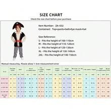 Halloween Children's Pirate Costume Captain Jack Pirate Toy Children's Adventure Costume Set Anime Cosplay Costume - Multicolor - View 8