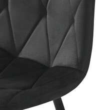 Matplatsstol Set av 4, Svart, Design Stol - Svart - Visa 7