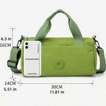 1pc Minimalist Solid Color Fashion Small Multifunctional Crossbody Organizer Pouch, Small Capacity Gym Bag, Versatile For Women, Shoulder Bag, Compact Soft Mini Fitness Bag - Multicolor - View 5