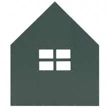 Bed Frame Kids House - 90x200cm - 綠色 - 查看 11