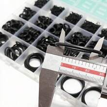 1020pcs Nitrile Rubber O-Ring Seal Set, Standard Round Cross-Section High Elasticity Synthetic Rubber Gasket Assortment, Full Set Includes 20 Common Standard Sizes, Oil-Resistant, Waterproof, High-Pressure Resistant, Wear-Resistant, Leak-Proof Multi-Sealing Performance, Suitable For High-Pressure Washers, Various Gas Sealing Components, Household Water Pipes, Automotive Oil Lines - Multicolor - View 10
