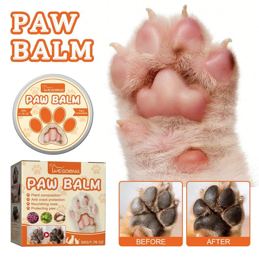 YEGBONG Pet Paw Balm Pelembap & Perawatan Bantalan Kaki Anti-Pecah untuk Anjing dan Kucing - View 1