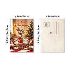 Set Of 32 Whimsical Christmas Mouse Postcards - 4X6 Inches Retro Journal Paper, Classic Pinup Artwork, Collectible Decorative Cards For Scrapbooking & Craft Projects - Sets - View 4