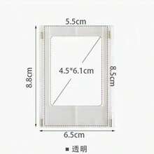 1pc/Set Magnetic Photo Frame, Reusable Magnetic Photo Wall For Instant Camera Photos, Suitable For Fridge, Office Desk, Whiteboard Decoration, Mini Desktop Photo Frame, Designed For Instant Camera Photos, Easily Display Your Precious Memories, Ins Style, Mini 3-Inch Magnetic Frame For Instant Camera Mini Photos, Fridge Magnet, Office & Kitchen Decor - Multicolor - View 10