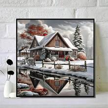 Diamond Painting Kit - Natural Landscape, Animal Farm, Creative Famous Painting Theme Picture DIY 5D Full Drill Craft, Suitable For Home Room Decoration And Wall Decor, Perfect Choice For Holiday Parties And Various Festive Occasions - Sets - View 1