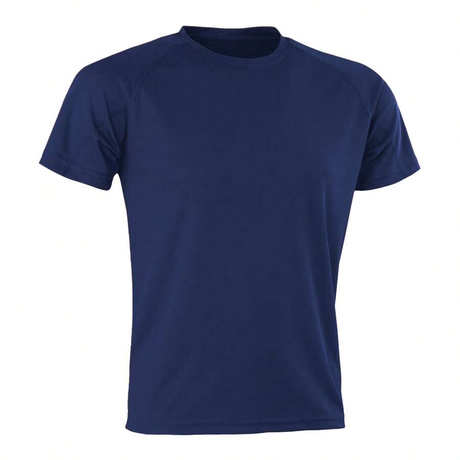 Spiro Mens Aircool T-Shirt - Navy - View 1