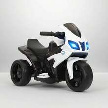 Moto Infantil Niño, Triciclo con Carro Niño Montable, Asientos más grandes y espaciosos para un viaje más cómodo. - Blanco - Ver 2