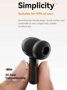 2026 New Acer OHR640 In-Ear Earbuds LED Battery Display 20 Hours Long Battery Life ANC Noise Cancelling HiFi Sound Quality Bluetooth 5.4 Comfortable Fit Type-C Fast Charging Gift Choice - View 5