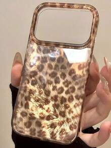 1pc Shiny Sequin Asymmetrical Wavy Pattern Glossy IMD Phone Case, Suitable For IPhone 17 Pro Max, 17 Pro, 16 Pro Max, 15 Pro Max, 14 Pro Max, 13 Pro Max, 16, 15, 14 Plus, 13, 12 Pro, 11, Cute Shiny Soft Protective Cover, Fashionable Y2K Girl Gift - Multicolor - View 3