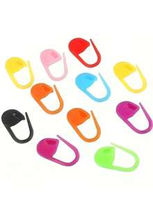 Colorful Crochet Stitch Markers And Counters, Suitable For DIY Crafts And Crochet Knitting - Plastic Crochet Stitch Counters, Color-Coded Markers, Suitable For Adult Hobbyists, Handmade Doll Making And Gift Giving - A - View 9
