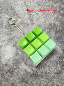 9-Key Cube Pressure Release Button Toy, Creative Keyboard Pendant Decoration, Car Keychain, Bag Charm, Keychain Accessory, Keyboard Design, Adult Fidget Keychain, Pressure Sensitive Keychain, Stress Relief Keychain, Focus Relaxation Zipper Keychain, Birthday Gift, Party Favor, Holiday Gift. Gothic Y2K Style Lanyard ID Card Holder, Car Decor, Bag Decoration - Multicolor - View 26