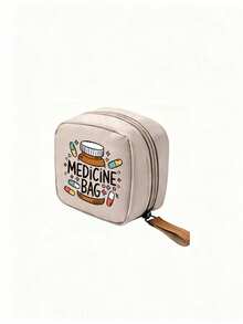 Portable Pill Pouch, Compact Travel Medicine Bag, Convenient Daily/Outdoor/Travel Medication Organizer, Essential For Health-Conscious Frequent Travelers, Must-Have Medical Accessory, Multi-Functional Fabric Small Pill Bag, Portable First Aid Kit, Outdoor Travel Medicine Pouch, Dormitory Emergency Medicine Storage Bag (Multiple Colors Available) - Multicolor - View 25