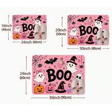 1pc Pink Cute Ghost Doormat, Halloween, Door Mat, Small Rug, Welcome Mat, Carpet, Floor Mat, Outdoor Door Mat, Kitchen Rug, Home Decor, Front Door Mat, Area Rug - Multicolor - View 5