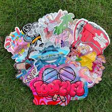 5pcs/50pcs Random Style Mixed Storage Bags, Sealed Candy Bags, Candy Packaging Sealed Bags, Resealable Bags, 3D Polyester Film Bags, Vanilla Bags, Holiday Gift Bags - Multicolor - View 5