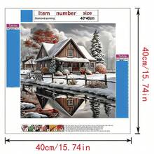 Diamond Painting Kit - Natural Landscape, Animal Farm, Creative Famous Painting Theme Picture DIY 5D Full Drill Craft, Suitable For Home Room Decoration And Wall Decor, Perfect Choice For Holiday Parties And Various Festive Occasions - Sets - View 8