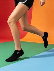 1/5/10/15/20 Pairs Casual Daily Socks, Simple Boat Socks, Soft Skin-Friendly, Comfortable And Breathable - Multicolor - View 3