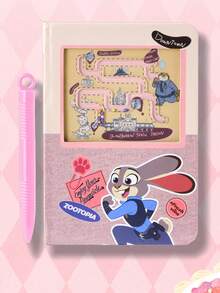 Cuaderno de Laberinto Divertido de Disney Zootopia, Adecuado para Estudiantes de Todos los Niveles, Trabajadores de Oficina, Personas que Realizan Exámenes, Entusiastas de Planificadores, Registradores de Campo, Toma de Notas en el Aula, Actas de Oficina, Resolución de Problemas, Creación de Planificadores, Registro de Campo, Planificación Diaria, Artículos de Papelería, Escuela, Aula, Uso Doméstico, Vacaciones, Cumpleaños, Fiesta, Opción de Regalo de Año Nuevo - Multicolor - Ver 10