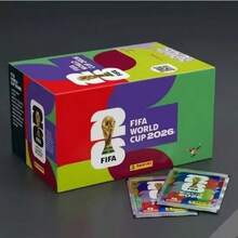 Panini 官方 2026 FIFA 世界盃收藏貼紙，單包/密封大盒足球貼紙套組，相簿收藏用品，足球賽派對球迷禮物，適合貼紙交換 - 彩色 - 查看 2