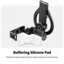Ambitful DP06 Magnetic Expansion Adapter Mount, Curved Wrist Strap Extension Bracket Compatible With D JI Osmo Pocket 3 Handheld Gimbal Camera, Multi-Function Magnetic Accessory For Vlog Shooting - View 13