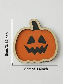 1pc Wooden Color Light Pink Macaron Quirky Style Refrigerator Magnetic Sticker, Coffee Machine Coffee Corner Kitchen Autumn Halloween Home Tiered Tray Decor - Style 2 - View 8
