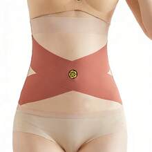 1pc Women's Seamless Waist-Cincher/Tummy Control Belt, Elastic Body Shaping Waistband, Suitable For Fitness And Daily Shaping Support - Multicolor - View 3