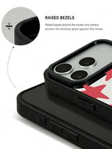 GIIPPA 1 buah Casing Ponsel Kustom Motif Bintang Cermin, Kompatibel dengan iPhone 17/16/15/14/13/12/11 Pro Max Air, Hadiah Kembali ke Sekolah, Hadiah Wisuda, Hadiah Liburan, Hadiah Hari Valentine, Hadiah Ulang Tahun - MultiWarna - View 4