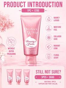 SENKA Original Cleansing Foam 120g: Membersihkan dan melembapkan secara mendalam, menghilangkan minyak berlebih, dan memberikan hidrasi tahan lama. Cocok untuk semua jenis kulit. - Pembersih Busa Kolagen - View 5