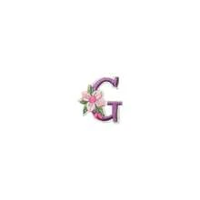 1/26pcs Computer Embroidered Floral Multi-Color English Letter A-Z Badge Patch, Clothing Accessory Decorative Patch With Back Adhesive Embroidery Fabric - Multicolor - View 38