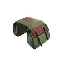 1pc Double Side Bike Pannier Bag, Large Capacity Wear-Resistant Oxford Cloth Rear Rack Storage Bag For Cycling - Multicolor - View 10