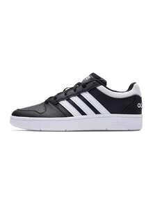 Adidas Men's HOOPS CLASSIC 2026 Summer New Retro Low-Top Casual Sports Skate Shoes KI1056 - Black/White - View 6