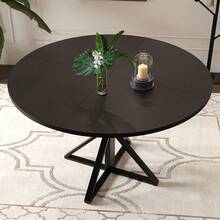 Kselythan Outdoor Dining Tables - Black - View 5