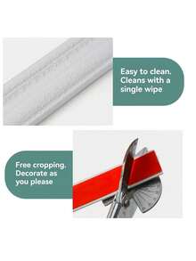 White Flexible Peel And Stick Wall Decor - Self-Adhesive Waterproof PVC Molded, Suitable For Doors, Tiles, Cabinets, Mirrors And DIY Home Decor Projects, Cabinet Details | Decorative Edging | Self-Adhesive Strips - A - View 7