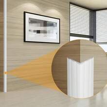 1pc 4cm Flexible Self-Adhesive Decorative Strip, Flexible Self-Adhesive Corner Guard Decor, Multi-Purpose Decorative Strip - Easy Installation, Cuttable, Easy To Clean - Suitable For Doors, Windows, Wall Corners And Picture Frames - A - View 9