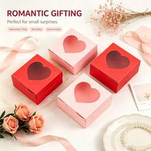 Gift Her/Him 10pcs Exquisite Kraft Paper Gift Boxes, Suitable For Mother's Day, Wedding Anniversary, Graduation Season, Christmas, Holiday Party Gift Packaging - One Size Fits All - View 1