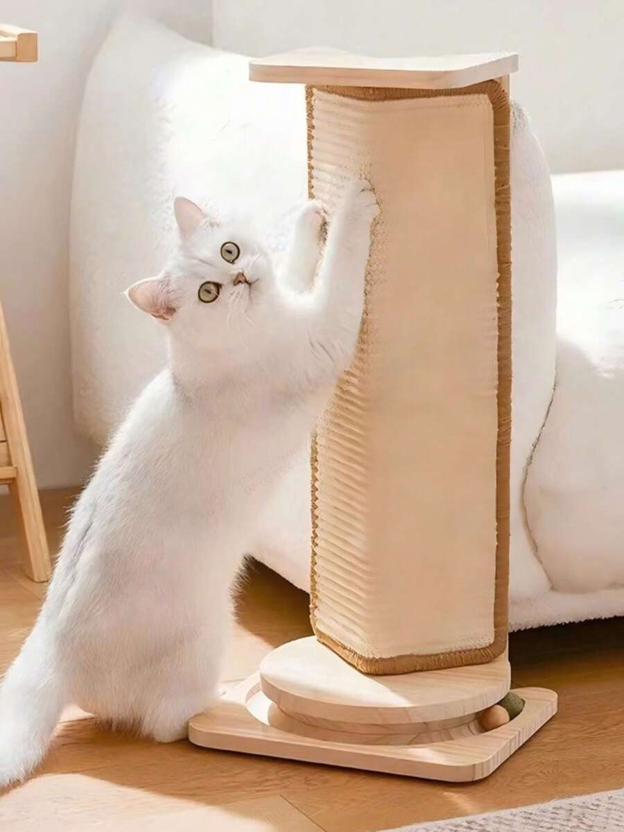 Natural Sisal Cat Scratching Pad, Multi-Purpose Sofa Furniture Protector, Durable Cat Claw Scratching Toy Carpet, Suitable For Indoor Cats - one-size - View 1