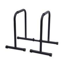 1 Pair Premium Dual-Use Detachable Steel Parallel Dip Bars, Anti-Corrosion Sturdy Frame With Soft Comfort Sponge Grips, Portable Indoor Gym Training Gear For Upper Body Chest Arm Shoulder Muscle Strength Workout Supplies - Black - View 9