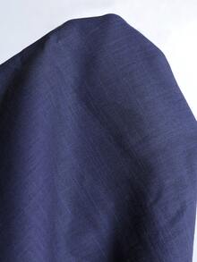 Sleeveless A-Line Pleated Dress, Navy Blue, Suitable For Casual, Holiday, Beach Wear, Spring/Summer Elegant - Navy Blue - View 8