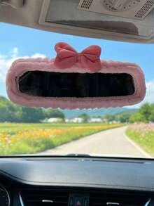 1PC Bow Rearview Mirror Cover Car Rearview Mirror Protective Cover Exquisite Cute Bow Protective Cover - Rearview Mirror Cover - View 12