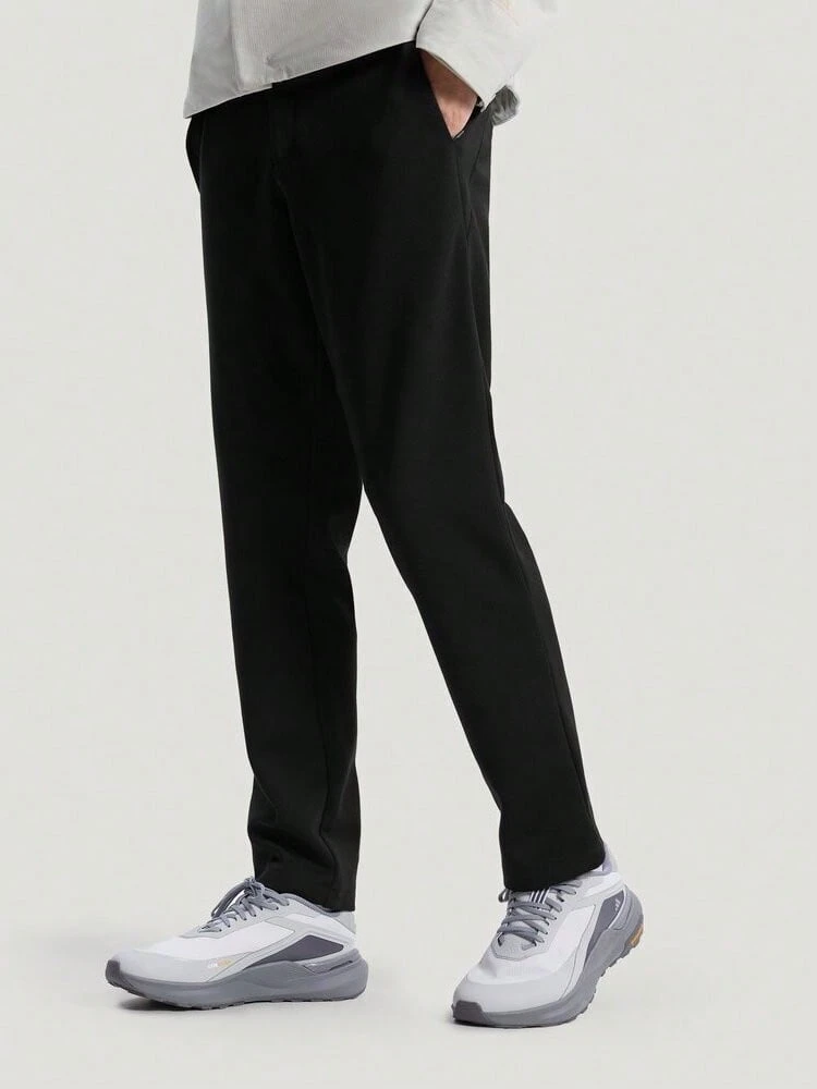 Adidas Men's WUZONG WEN KN P Sports Knit Long Pants KG0842 - Black - View 1