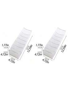 1pc/2pcs Foldable Divided Storage Box, Underwear Organizer, Suitable For Bras, Panties, Socks, Hats, Gloves, Etc., Room Decor, Campus Dorm Essential, Bedroom Accessory,Travel Essential,Room Decor - Multicolor - View 11