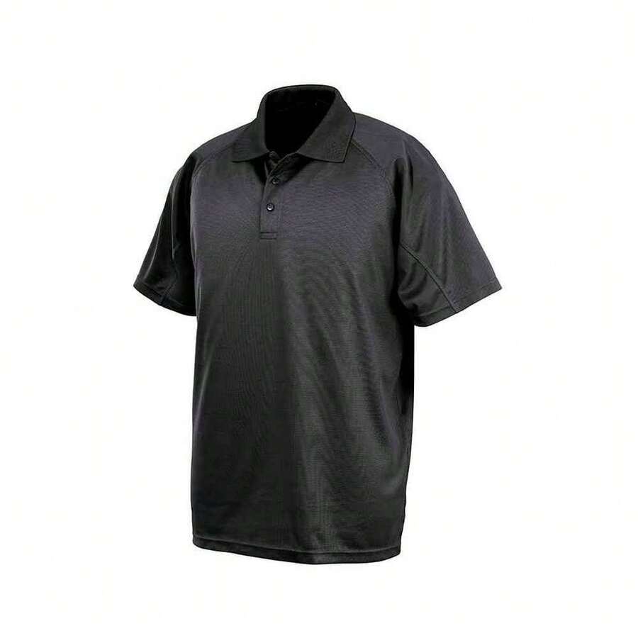 Spiro Womens/Ladies Performance Aircool Polo Shirt - Black - View 1