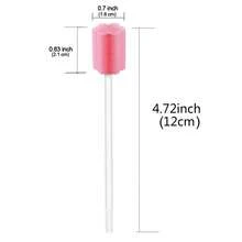 50 Pack Disposable Oral Swabs, Sterile Dental Sponge | Unflavored For Mouth &Amp; Gum Cleaning - White - View 2