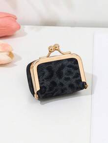 CHARM INFINITE Litchi Texture Kiss Lock Mini Coin Purse, Portable PU Leather Small Wallet For Coins, Rings, Earrings, Jewelry Daily Storage Bag - Multicolor - View 20