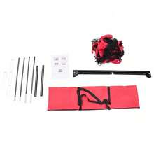 Indoor And Outdoor Baseball Practice Nets, Baseball Training Nets - Black and Red - View 2