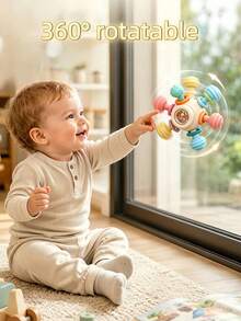 Multifunctional Baby Sensory Teething Rattle Toy, Newborn Early Development Learning Gift, Baby Teething Toy, Baby Teething Toy - Multicolor - View 5
