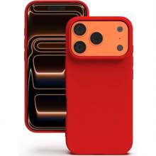 適用於 iPhone 13 的保護殼，[軍規級防震保護] 矽膠保護殼，配備柔軟耐刮微纖維內襯，適用於 iPhone 14 15 16 Pro Max 17 Pro Max XS Max XR 7 8 Plus SE2022 6s 6s Plus 12 Mini 11 - 紅色 - 查看 11