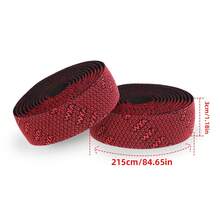 VXM Anti-Slip Shock-Absorbing Silicone Handlebar Tape, Comfortable Grip, Road Bike Handlebar Tape, Multiple Colors - Multicolor - View 2